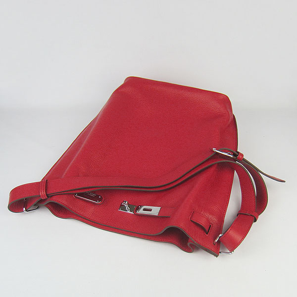 Replica Hermes Jypsiere 34 Togo Leather Messenger Bag Red H2804 - 1:1 Copy